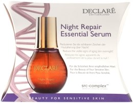 Парфумерія, косметика РОЗПРОДАЖ Набір - Declare Night Repair Essential Serum (milk/50ml + cr/3ml + cr/3ml)