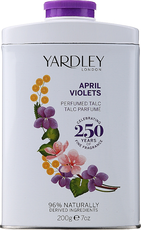 Парфюмированный тальк - Yardley April Violets Perfumed Talc