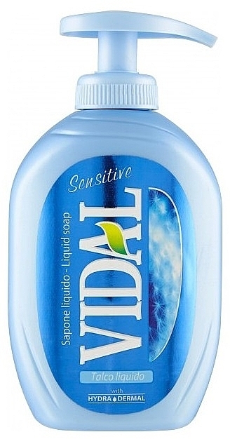 Жидкое мыло "Нежность пудры" - Vidal Liquid Soap Talco — фото N1