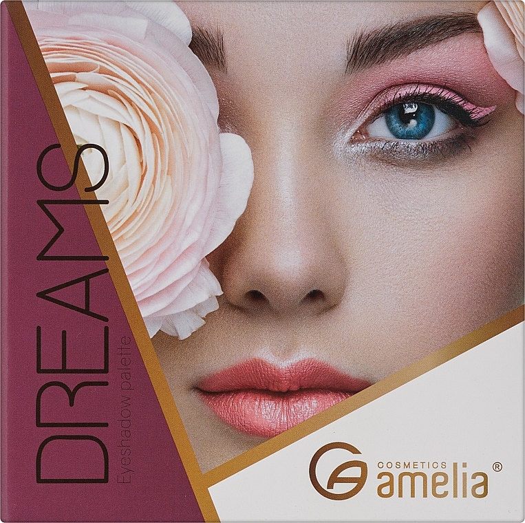 Палетка теней для век - Amelia Cosmetics Dream Eyeshadow Palette — фото N2