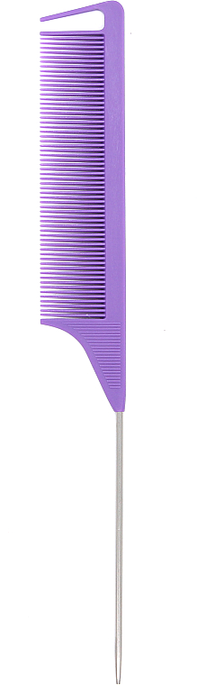 Гребінь для волосся із зубчиками, 22 см, фіолетовий - Cosmo Shop — фото N1