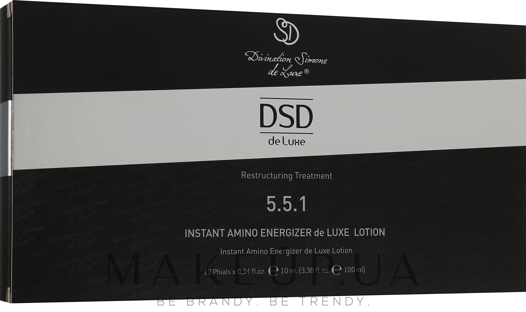 Аміноенерджайзер миттєвої дії № 5.5.1 - Simone DSD de Luxe Instant Amino Energizer Lotion — фото 10x10ml