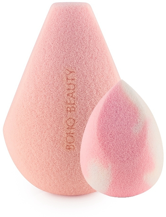 Набір спонжів для макіяжу - Boho Beauty Candy Pink 3 Cut Medium And Mini Cut (sponge/2pcs) — фото N1