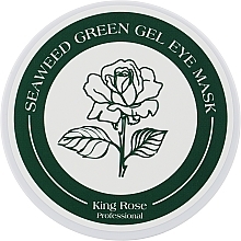 Парфумерія, косметика Гідрогелеві патчі для очей антивікові від зморшок з водоростями - King Rose Seaweed Green Gel Eye Mask
