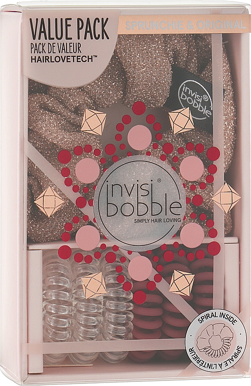 Набор резинок для волос - Invisibobble British Royal Duo Queen For A Day — фото N1