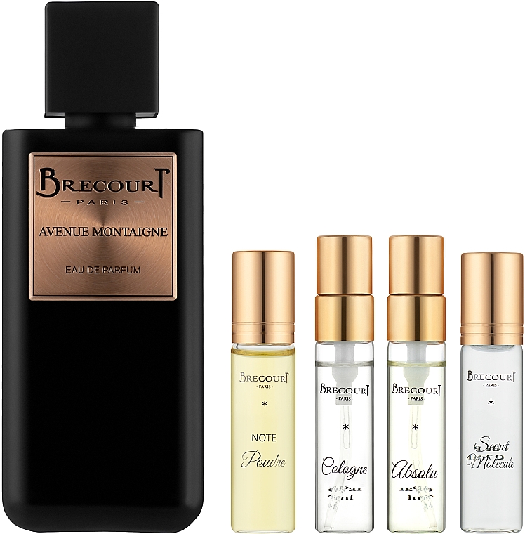 Brecourt Avenue Montaigne - Набор (edp/100ml + edp/2x7ml + edp/2x5ml) — фото N2