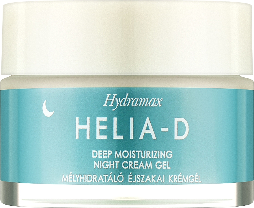 Ночной крем-гель для глубокого увлажнения кожи - Helia-D Hydramax Deep Moisturizing Cream Gel Night — фото N1