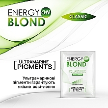 УЦЕНКА Осветлитель для волос "Classic" с флюидом - Acme Color Energy Blond * — фото N5