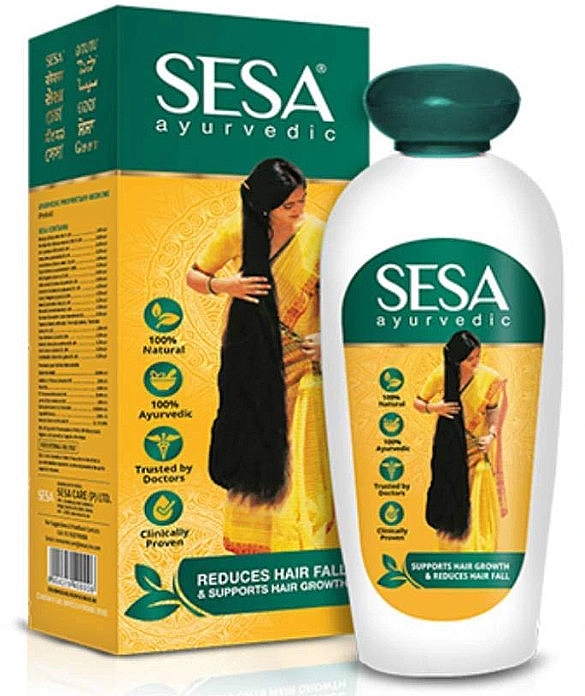 Масло предотвращающее выпадение волос - Sesa Ayurvedic Oil Against Hair Loss — фото N1