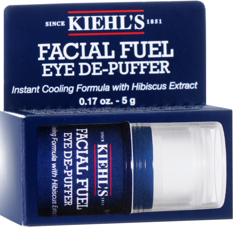 Чоловічий гель-стік проти мішків і темних кіл під очима - Kiehl's Facial Fuel Eye De-Puffer — фото N1