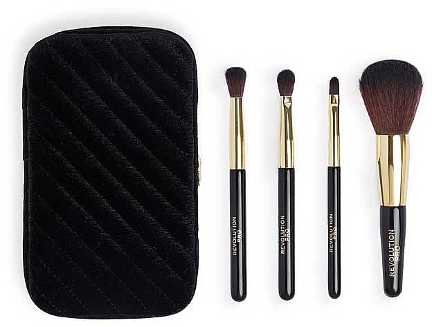 Набор кистей для макияжа - Revolution Pro Glam Mini Brush Set & Case