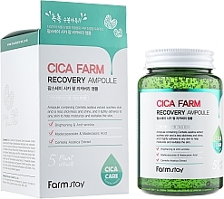 УЦІНКА Ампульна сироватка з центелою азіатською - FarmStay Cica Farm Recovery Ampoule * — фото N2