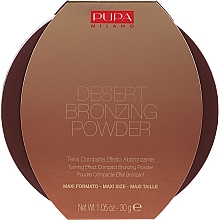 Компактна пудра з бронзуючим ефектом - Pupa Desert Bronzing Powder — фото N1