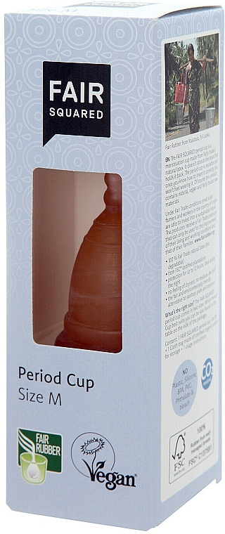 Менструальная чаша, размер M - Fair Squared Period Cup M — фото N1