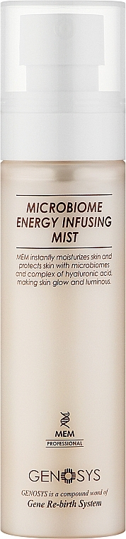 Відновлювальний спрей для обличчя - Genosys Microbiome Energy Infusing Mist — фото N1