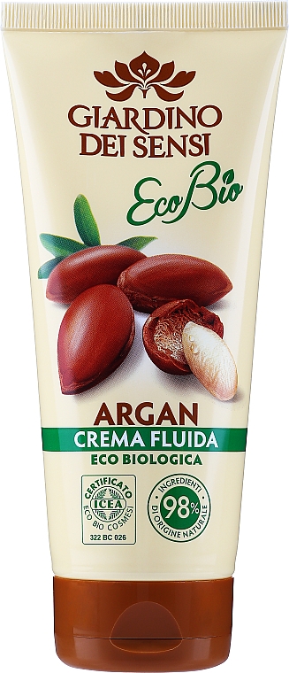 Крем для тіла - Giardino Dei Sensi Eco Bio Argan Fluid Cream — фото N1
