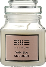 Парфумерія, косметика Ароматична свічка "Ваніль і кокос" - Esse Home Vanilla & Coconut Candle