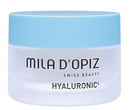 Нічний крем для обличчя з гіалуроновою кислотою - Mila D’Opiz Hyaluronic 4 Night Cream — фото N1