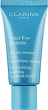 Парфумерія, косметика Зволожувальна та заспокійлива маска-бальзам для шкіри навколо очей - Clarins Total Eye Hydrate Moisturizing Soothing Eye Mask-Balm