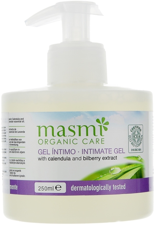 Оррганічний гель для інтимної гігієни - Masmi Organic Care — фото N1