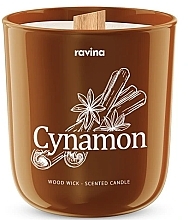 Ароматична свічка "Cynamon" - Ravina Aroma Candle — фото N1