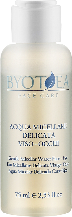 Ніжна міцелярна вода для обличчя і зони навколо очей - Byothea