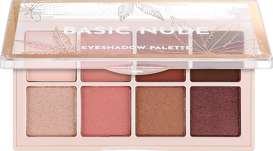 Палетка теней для век - Vollare Basic Nude Eyeshadow Palette — фото N1