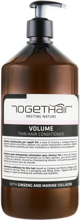 Кондиционер для объема тонких волос - Togethair Volume Conditioner — фото N3