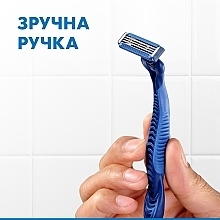 Набор одноразовых станков для бритья, 12 шт - Gillette Blue 3 Comfort Slalom — фото N8