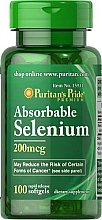 Дієтична добавка "Селен" - Puritan's Pride Absorbable Selenium 200mg — фото N1