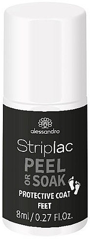Лак для ногтей - Alessandro International Striplac Peel or Soak Protective Coat Feet — фото N1