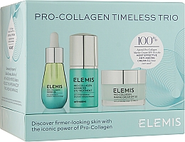 Парфумерія, косметика Набір - Elemis Pro-Collagen Timeless Trio (cr/15ml + oil/15ml + cr/30ml)