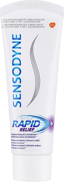 Зубная паста "Мгновенный эффект" - Sensodyne Rapid Relief Cool Mint — фото N2