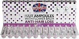 Ампулы от выпадения волос - Ronney Professional Hair Ampoules With Flower Balm Anti-Hair Loss — фото N1