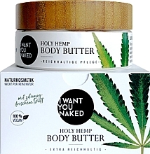 Масло для тіла "Seed Oil & Vitamin E" - I Want You Naked Hold Hemp Body Butter — фото N1