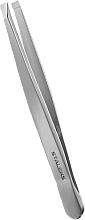 Пінцет для брів прямий з широкими прямими крайками, П-06 - Staleks — фото N2