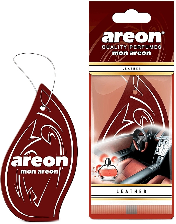 Ароматизатор для автомобіля "Шкіра" - Areon Mon Leather — фото N1