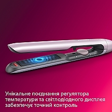Стайлер для волос, светло-розовый металлик - Philips Straightener Series 5000 BHS530/00 — фото N9