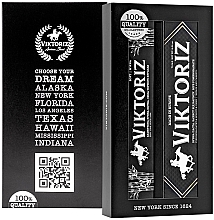 Набір "Бамбукове вугілля" - Viktoriz New York Gift Set (toothpaste/75ml + toothbrush/1pcs) — фото N1