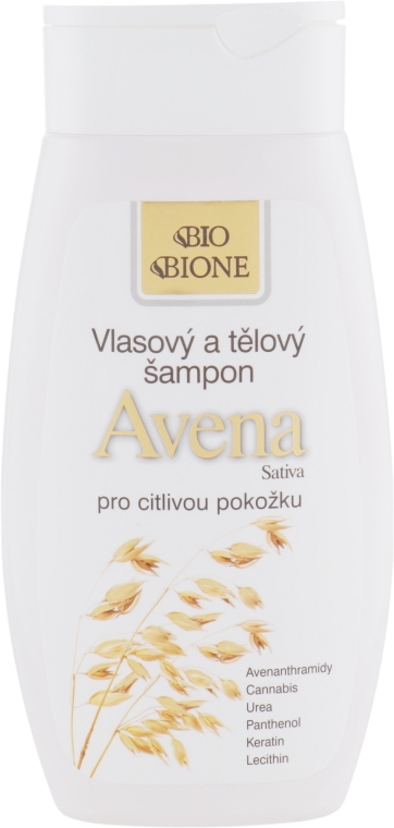 Шампунь для тіла і волосся - Bione Cosmetics Avena Sativa Hair and Body Shampoo — фото N2