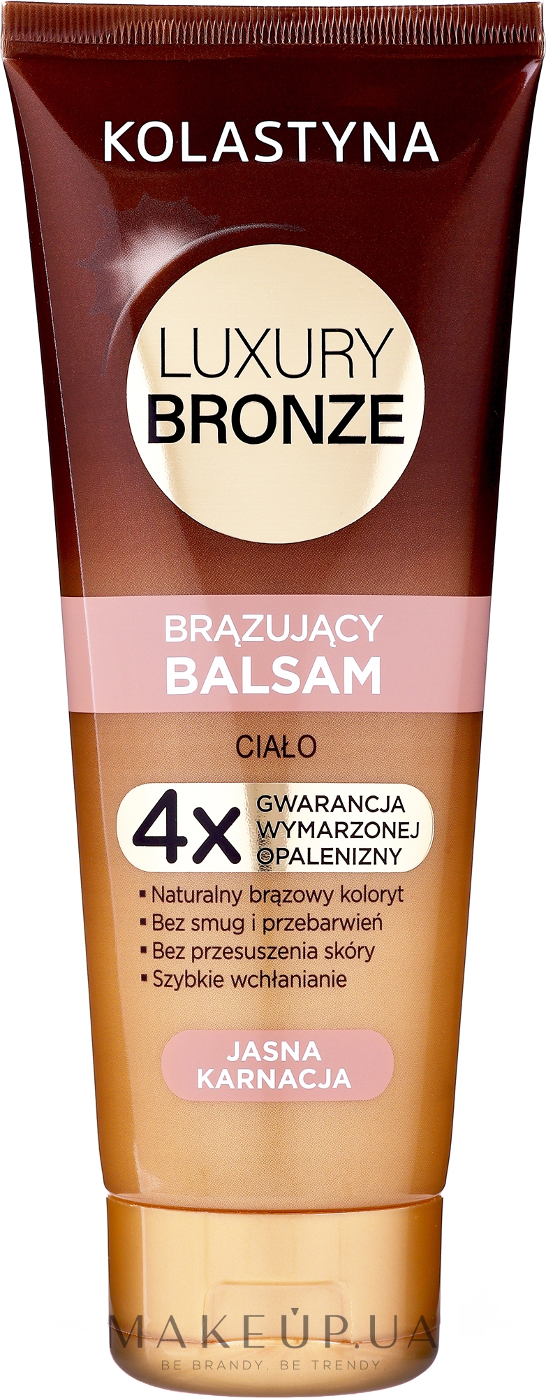 Бальзам для тіла з ефектом засмаги для світлої шкіри - Kolastyna Luxury Bronze Balm — фото 200ml
