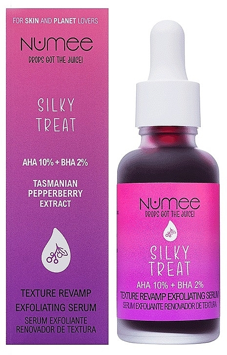 Отшелушивающая сыворотка для лица - Numee Drops Got The Juice Silky Treat Serum — фото N1