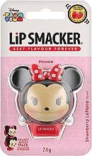 Парфумерія, косметика Бальзам для губ "Полуниця" - Lip Smacker Tsum Tsum Minnie Strawberry Lollipop