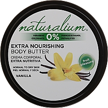 Духи, Парфюмерия, косметика Масло для тела - Naturalium Vainilla Extra Nourishing Body Butter