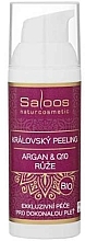 Парфумерія, косметика Органічний пілінг для обличчя "Argan & Q10 & Rose" - Saloos Bio Facial Peelings