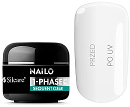 Духи, Парфюмерия, косметика Гель для ногтей - Silcare Nailo 1-Phase Gel UV Sequent Clear