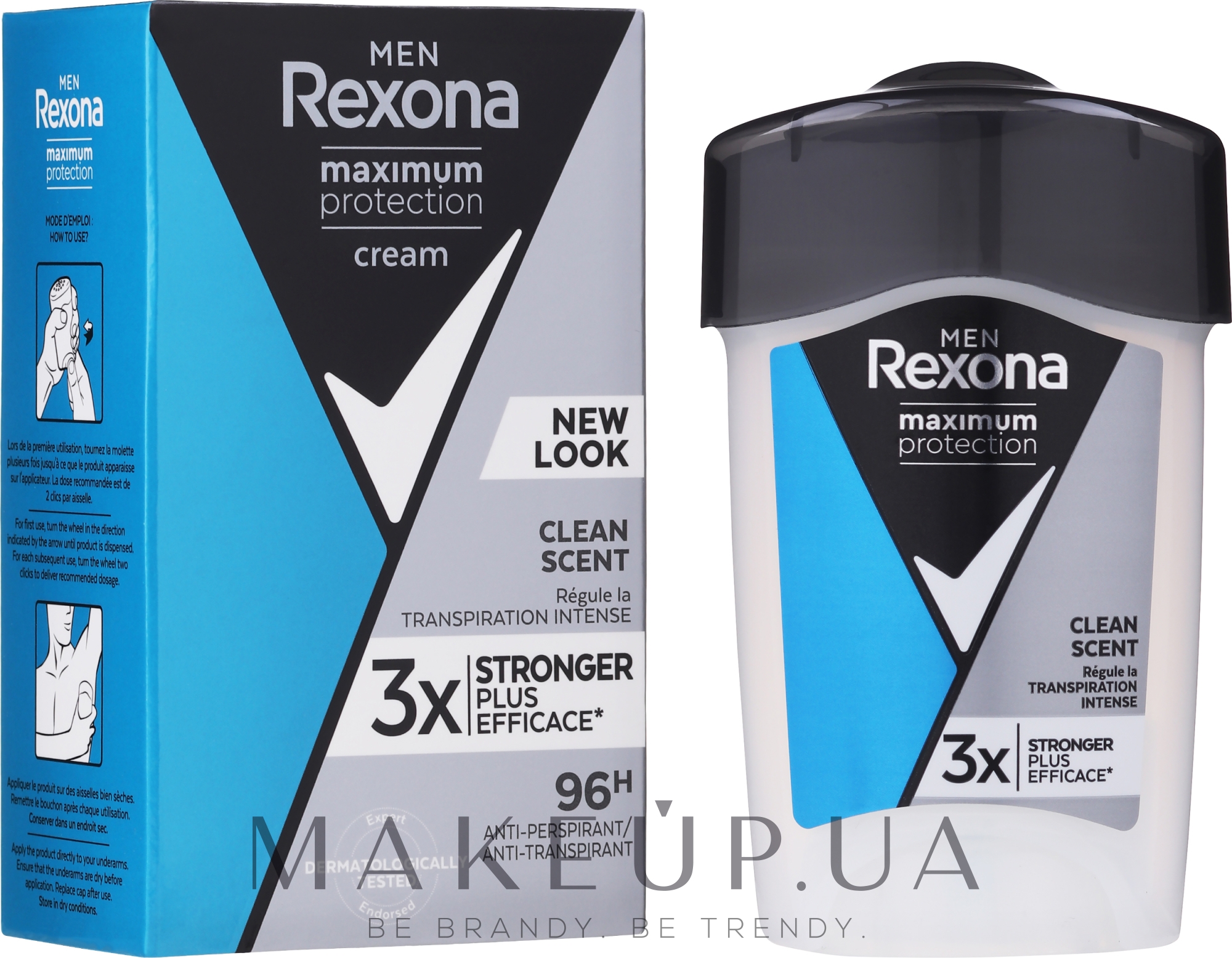 Дезодорант-стик для мужчин - Rexona Men Maximum Protection Clean Scent — фото 45ml