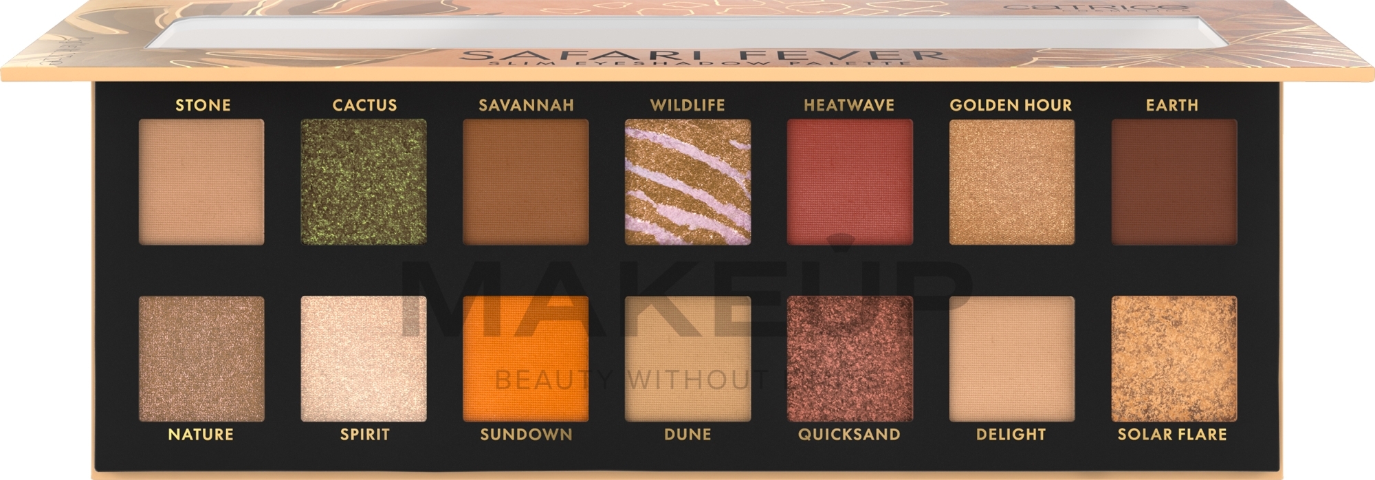 Палетка тіней для повік - Catrice Safari Fever Slim Eyeshadow Palette — фото 010 - Wild Life