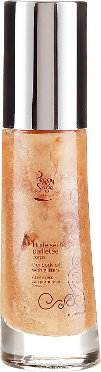 Масло с блестками для тела - Peggy Sage Body Oil With Glitter — фото N2