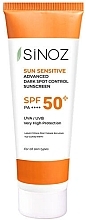 Солнцезащитный крем для лица против темных пятен - Sinoz Sun Sensitive Advanced Dark Spot Control SPF 50+ — фото N1